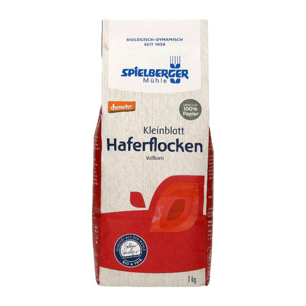 Produktfoto zu Spielberger - Haferflocken Kleinblatt - 1kg
