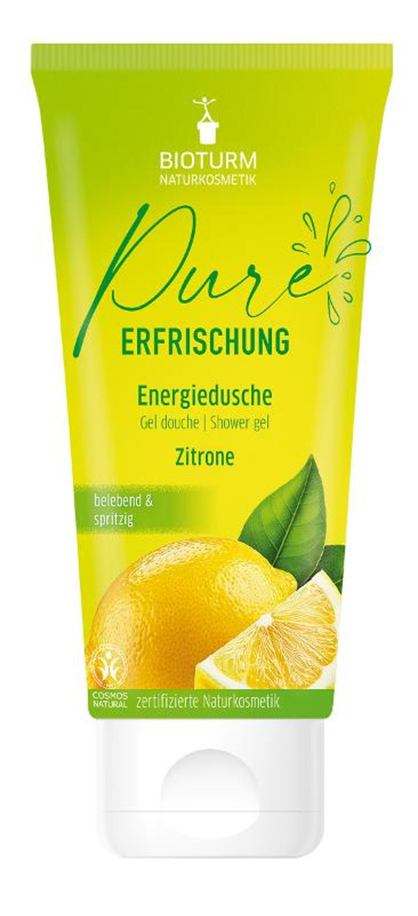 Produktfoto zu Bioturm - Duschgel Pure erfrischung Zitrone - 200ml