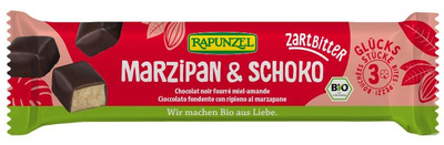 Produktfoto zu Rapunzel - Marzipan & Schoko Riegel (Zartbitter) - 50g