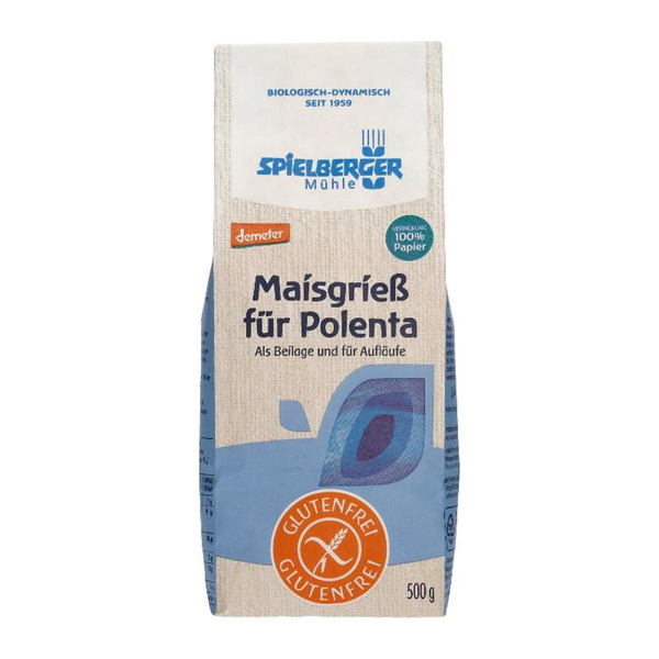 Produktfoto zu Spielberger - Maisgrieß Polenta, glutenfrei - 500g