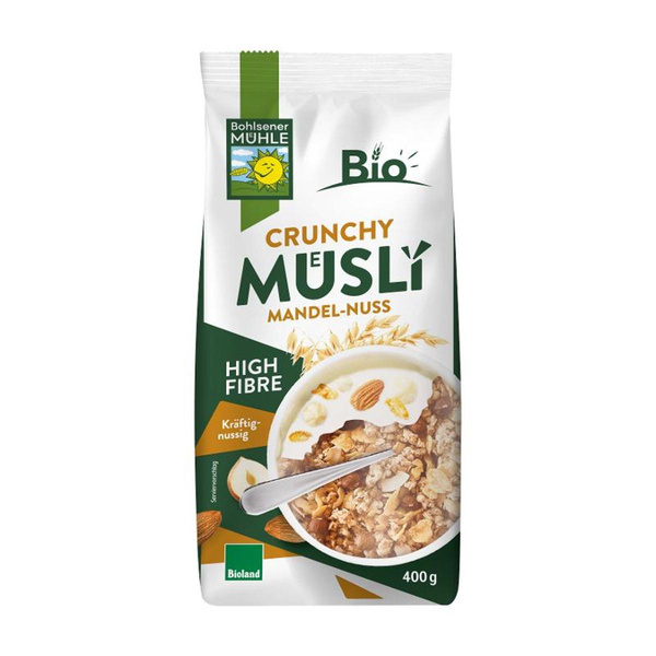 Produktfoto zu Bohlsener Mühle - Mein Crunchy Mandel Nuss - 400g