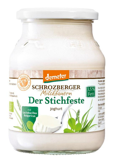 Produktfoto zu Schrozberger - Joghurt stichfest, 3,5 % - 500g