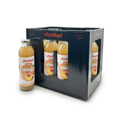 Produktfoto zu Voelkel - Pfirsich Nektar - 6 x 0,5l