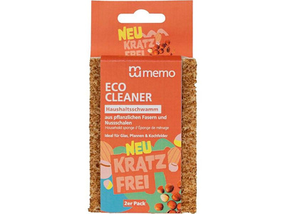 Produktfoto zu memo - Spülschwamm Eco Cleaner - 2 Stück