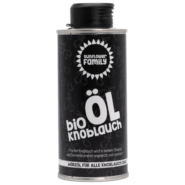 Produktfoto zu Sunflower Family - Knoblauchöl in der Dose - 230 ml