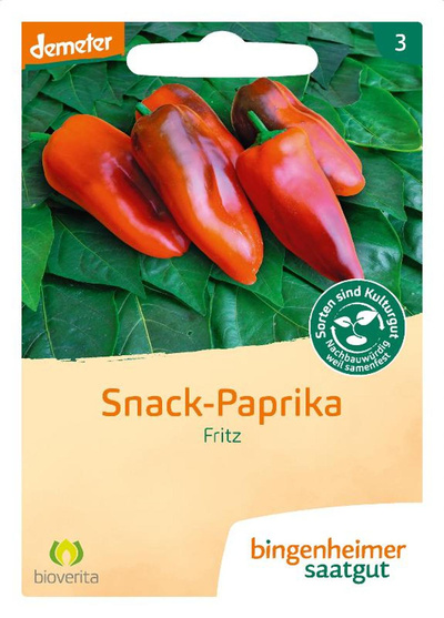 Produktfoto zu Bingenheimer Saatgut - Snack Paprika Fritz