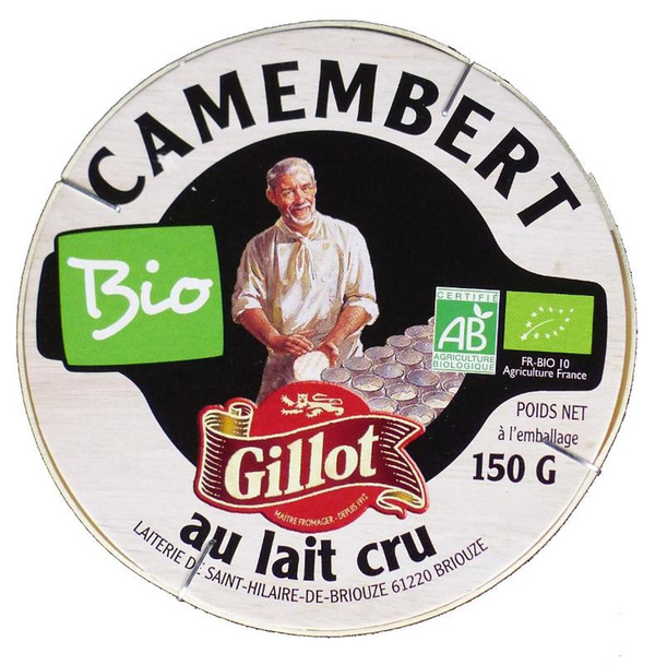 Produktfoto zu Vallée Verte - Camembert Gillot - 150g