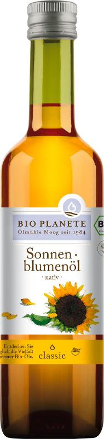 Produktfoto zu Bio Planète - Sonnenblumenöl nativ - 0,5 l
