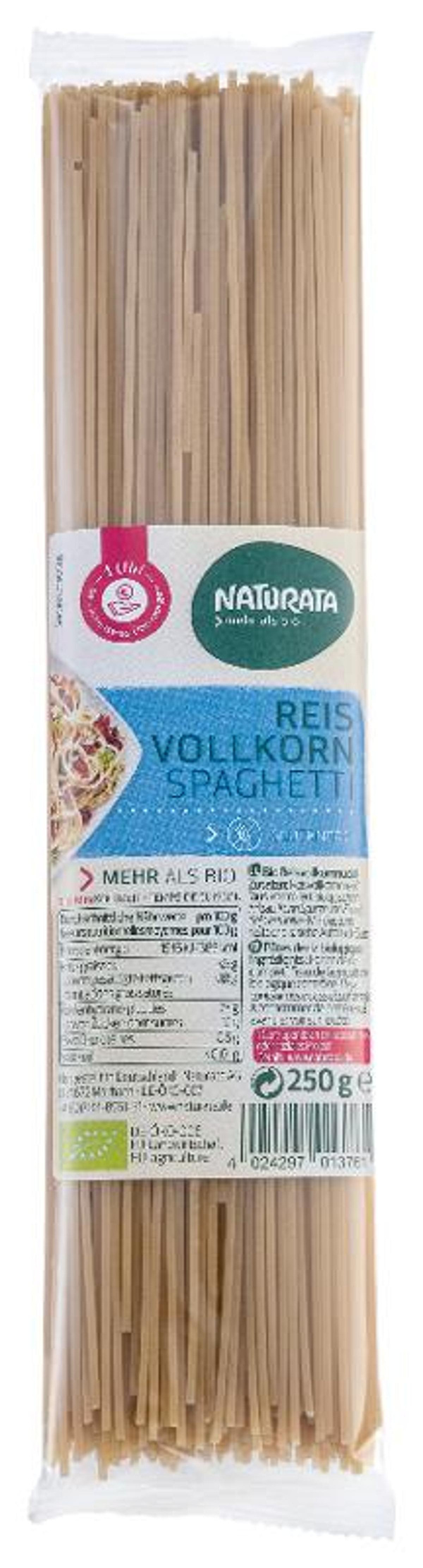 Produktfoto zu Naturata - Vollkorn Reis Spaghetti - 250g
