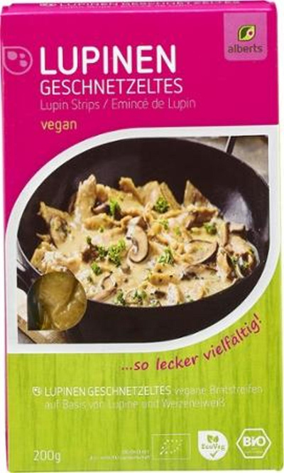 Produktfoto zu Alberts - Lupinen Geschnetzeltes - 200g
