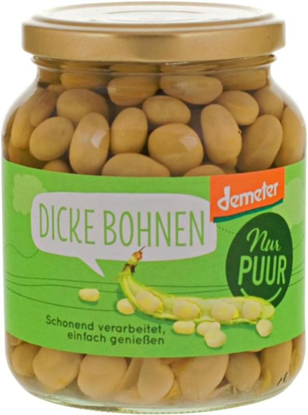 Produktfoto zu Nur Puur - Dicke Bohnen - 350g