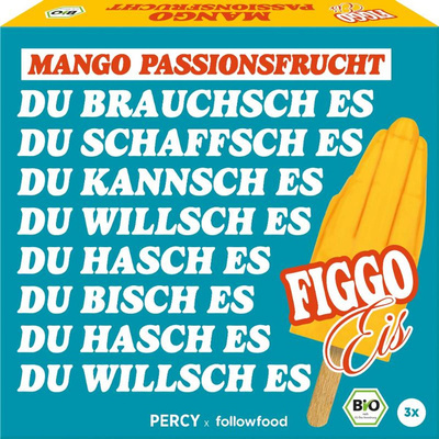 Produktfoto zu followfood - Stieleis Mango-Passionsfrucht FIGGO Multipack - 195ml
