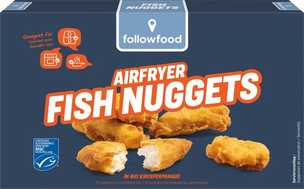Produktfoto zu followfood - Fisch Nuggets, tiefgekühlt - 200g
