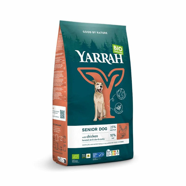 Produktfoto zu Yarrah - Hund Trockenfutter Senior Huhn - 2kg