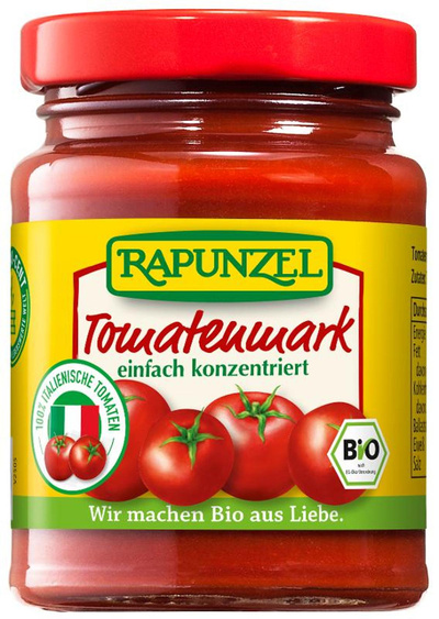 Produktfoto zu Rapunzel - Tomatenmark, einfach konzentriert - 100g