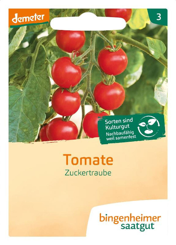 Produktfoto zu Bingenheimer Saatgut - Cocktail Tomate Zuckertraube
