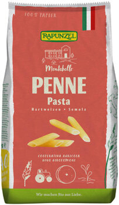 Produktfoto zu Rapunzel - Penne - 500g