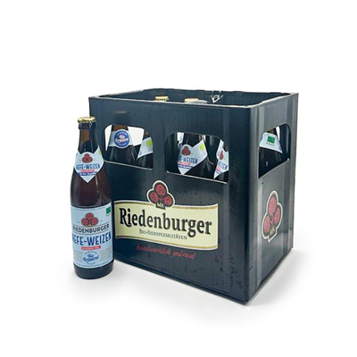 Produktfoto zu Riedenburger - Hefeweizen alkoholfrei - 10x0,5l