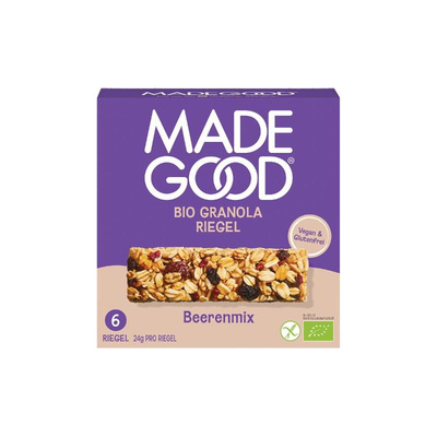 Produktfoto zu MadeGood - Granola Riegel gemischte Früchte - 144g (6 Stück)