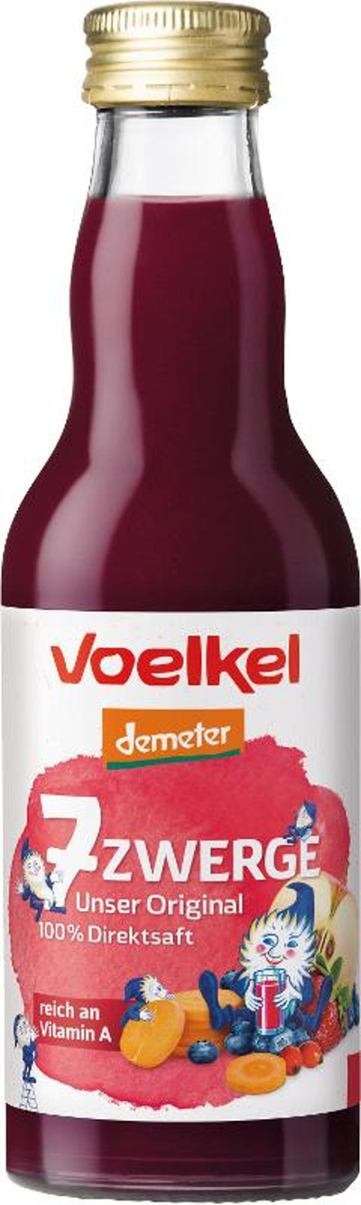 Produktfoto zu Voelkel - 7 Zwerge Kindersaft - 0,2l