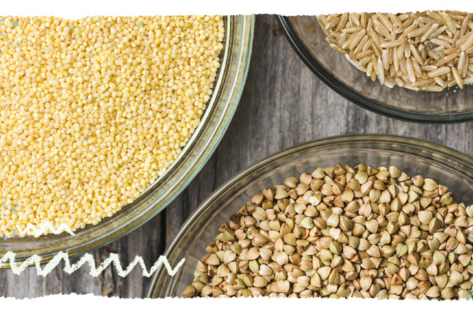 Hise, Buchweizen, Reis