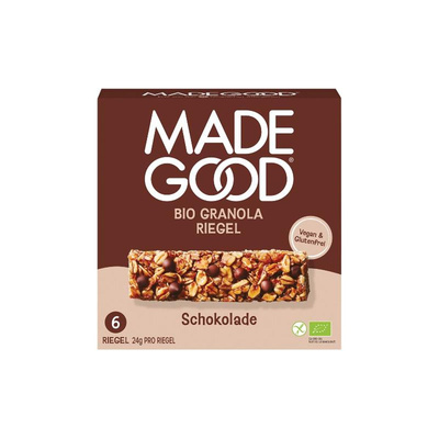 Produktfoto zu MadeGood - Granola Riegel Chocolate Chips - 144g (6 Stück)