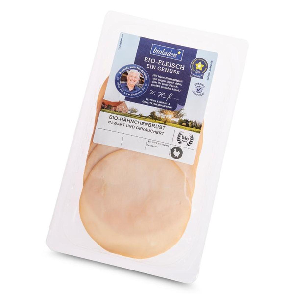 Produktfoto zu bioladen - Hähnchenbrust - 80g
