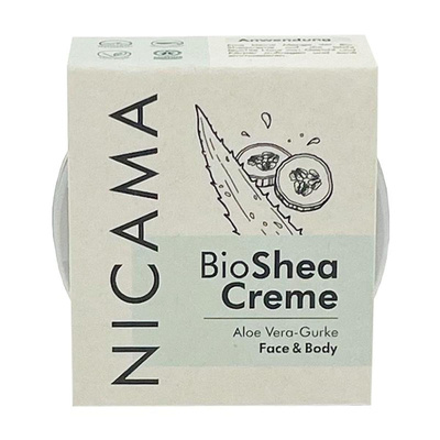 Produktfoto zu Nicama - Sheacreme Aloe Vera Gurke - 50ml