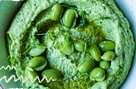 Spicy Edamame Hummus