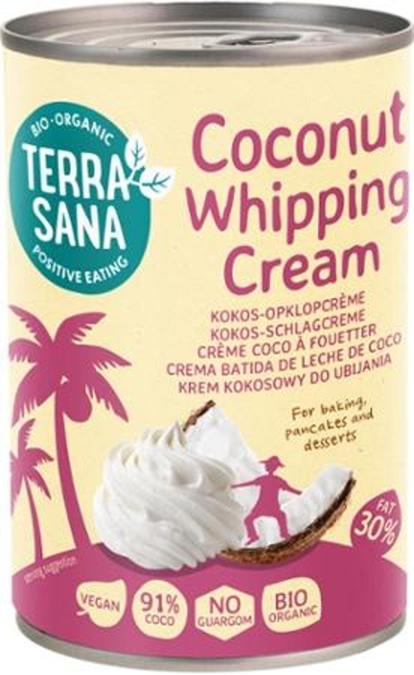 Produktfoto zu TerraSana - Kokosmilch Schlagcreme - 400ml