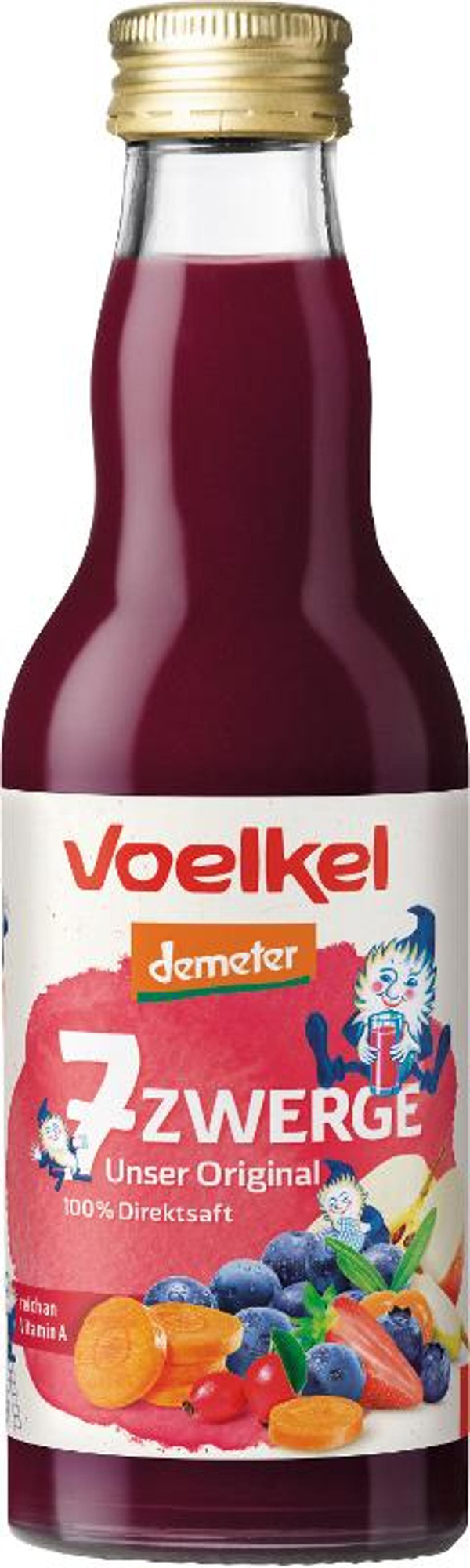 Produktfoto zu Voelkel - 7 Zwerge Kindersaft - 0,2l