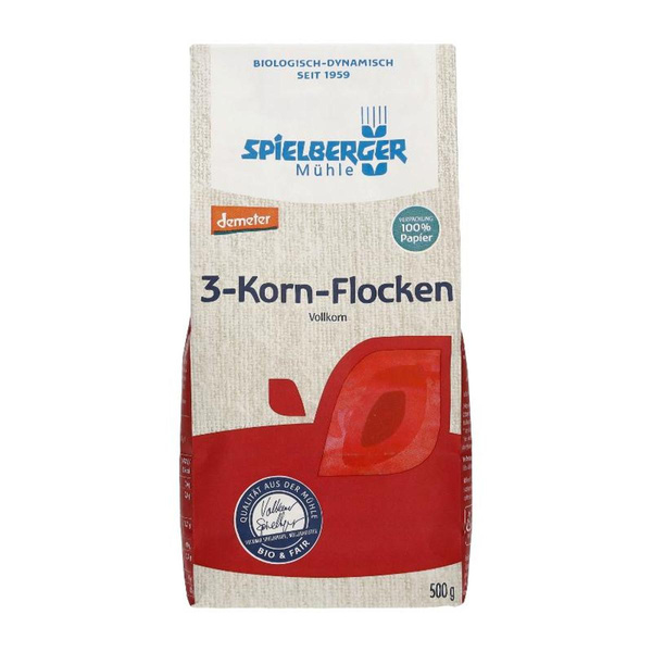 Produktfoto zu Spielberger - 3 Korn Flocken - 500g