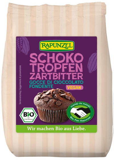 Produktfoto zu Rapunzel - Schokotropfen Zartbitter - 100g