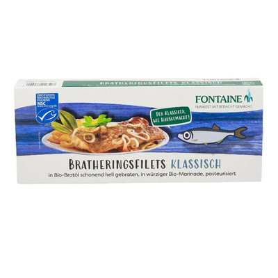 Produktfoto zu Fontaine - Brathering Filet in Marinade - 325g