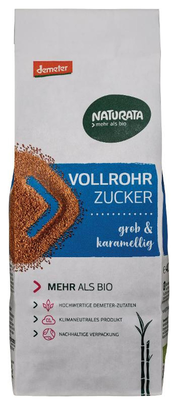 Produktfoto zu Naturata - Vollrohrzucker - 400g