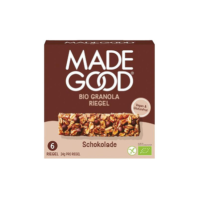 Produktfoto zu MadeGood - Granola Riegel Chocolate Chips - 144g (6 Stück)
