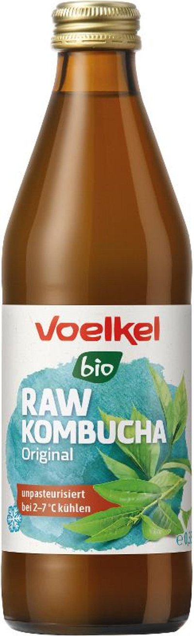 Produktfoto zu Voelkel - RAW Kombucha Original - 0,33l