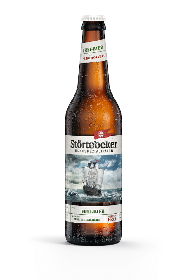 Produktfoto zu Störtebeker - Frei Bier, alkoholfrei - 0,5l