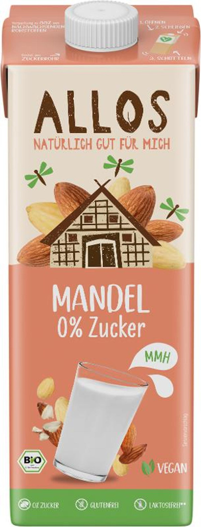 Produktfoto zu Allos - Mandel Drink Naturell - 1l