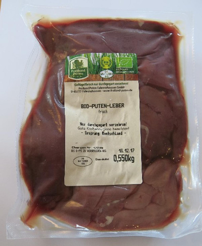 Produktfoto zu Putenleber, ca. 500g