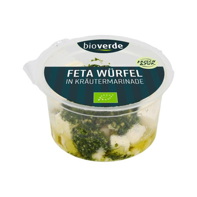 Produktfoto zu bio-verde - Feta-Würfel mit Kräutern - 125 g