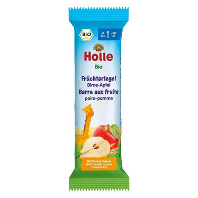 Produktfoto zu Holle - Früchteriegel Apfel Birne - 25g