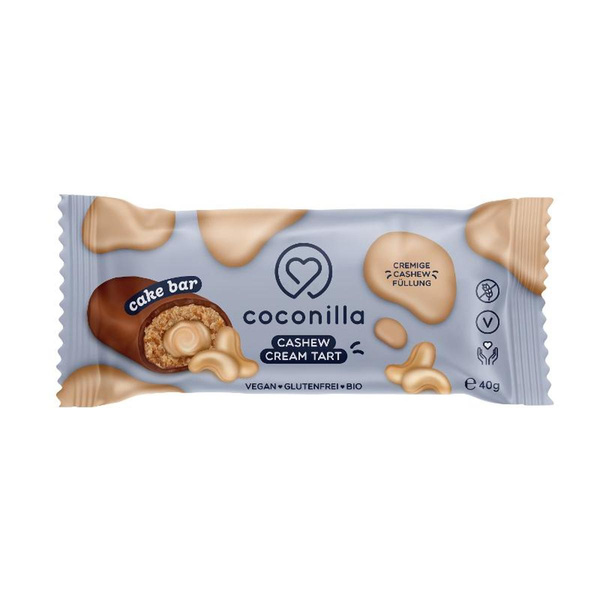 Produktfoto zu Coconilla - Cake Bar Cashew Cream Tarte - 40g