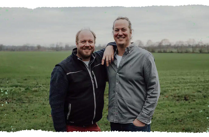 Thilo und Jasper vom Backensholzer Hof