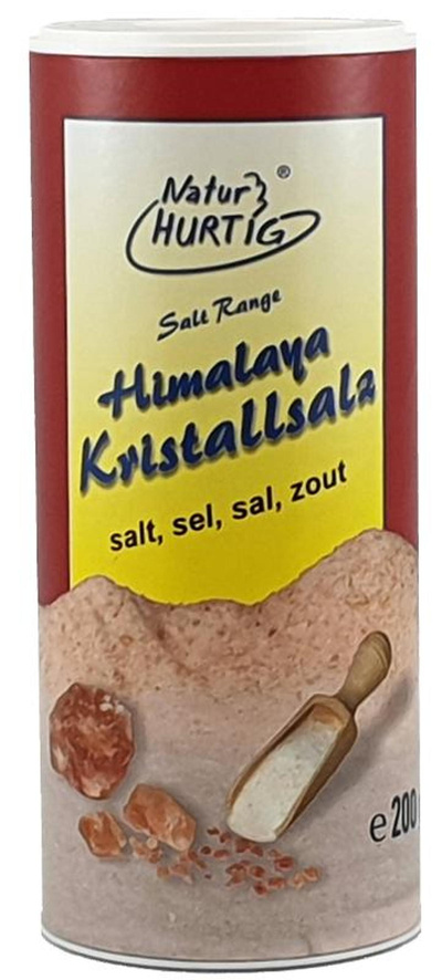 Produktfoto zu Natur Hurtig - Himalaya Kristallsalz fein im Streuer - 200g