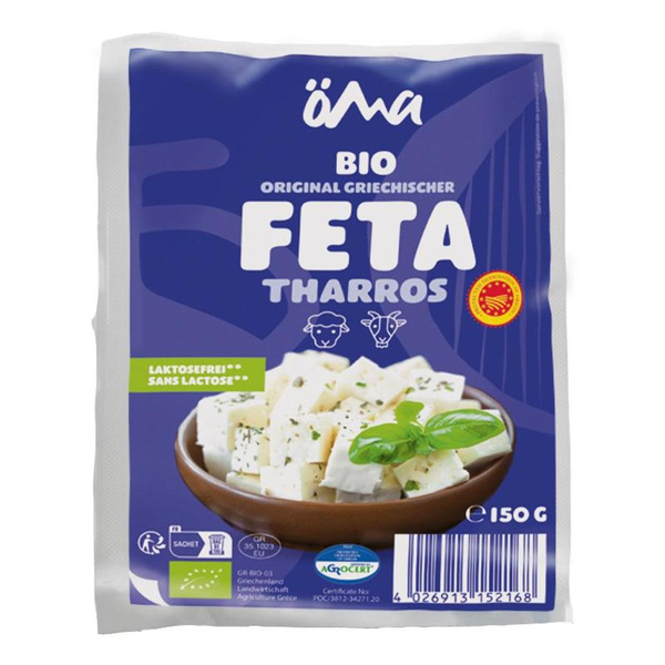 Produktfoto zu ÖMA - Feta PDO Tharros, laktosefrei - 150g