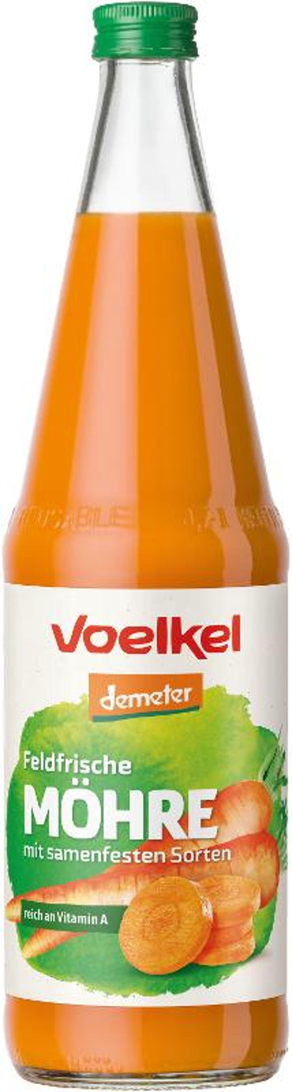 Produktfoto zu Voelkel - Möhrensaft feldrisch - 0,7l