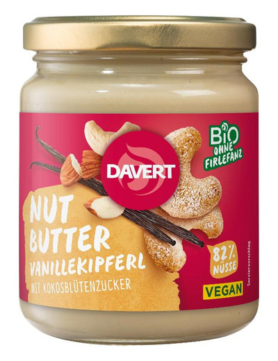 Produktfoto zu Davert - Nut Butter Vanillekipferl - 250g