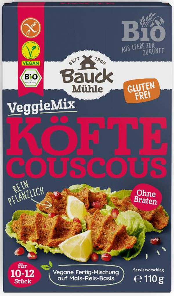 Produktfoto zu Bauck Mühle - VeggieMix Köfte Couscous - 110g