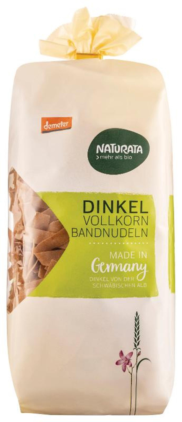 Produktfoto zu Naturata - Vollkorn Dinkel Bandnudeln - 500g